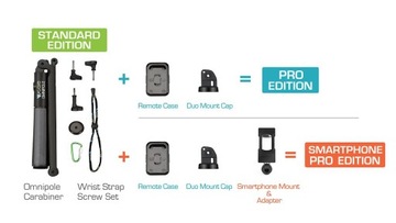 OmniPole Standard — монопод + штатив для GoPro WoCase