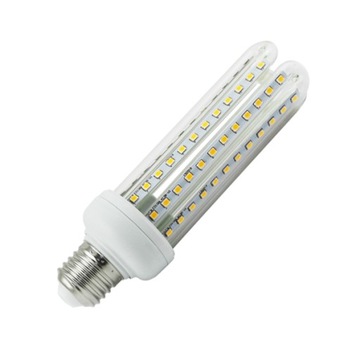 LEDisON Mocna Żarówka LED E27 19W = 150W zimna