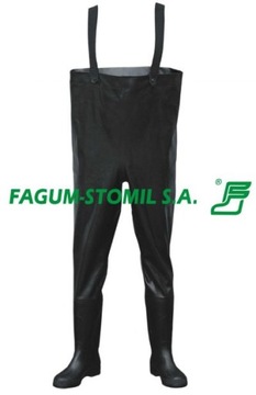 Резиновые вейдерсы Fagum Stomil, черная резина