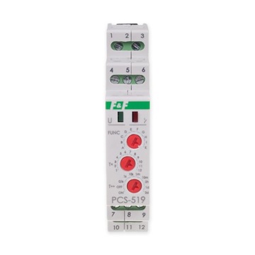 РЕЛЕ ВРЕМЕНИ F&F 2P 8A 24V DC PCS-519DUO