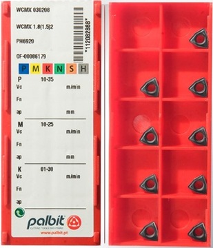 PALBIT PLATE WCMX 030208 ДЛЯ СВЕРЛ ПОРТУГАЛИЯ