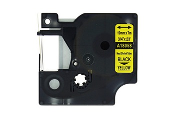 Termocurkcz Tube to Dymo 18058 19 мм желтый/черный
