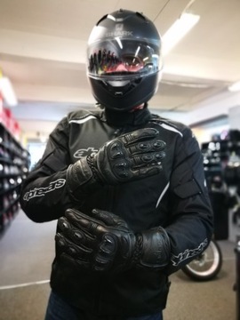 HUSAR ZR RACE SKÓRZANE RĘKAWICE MOTOCYKLOWE