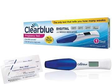 Цифровой тест на беременность CLEARBLUE 1 шт. +2р