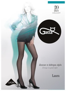 Классические колготки Gatta Laura 20 ден - 4 BLU JEANS