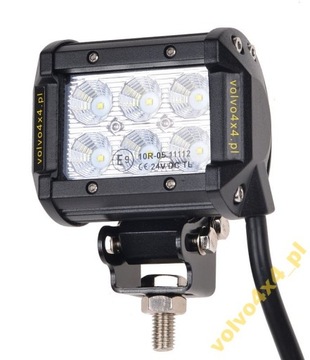 LAMPA ROBOCZE HALOGENY 18W LED CREE 36W ZESTAW 4x4