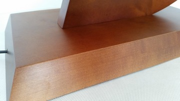 Globus 420mm PODŚWIETLANY drewno opr APLIKACJA 42 Drewniana oprawa , polski