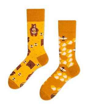 Разноцветные носки MANYMORNINGS Honey Bear 35-38