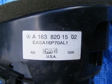фото thumb №15, Динамики перед mercedes ml w163 a1638201502