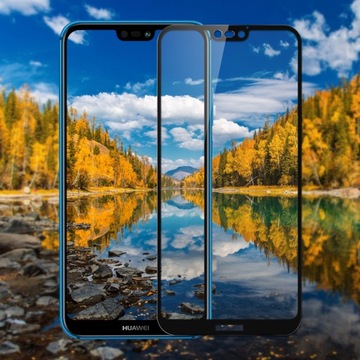 Szkło Na Cały Ekran 3D 9H DO HUAWEI P20 LITE