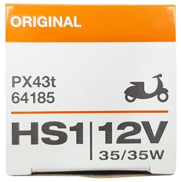 ОРИГИНАЛЬНАЯ ЛАМПА OSRAM HS1 64185 12 В 35/35 Вт PX43T