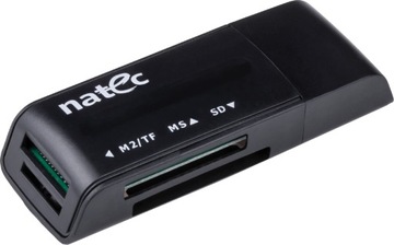 Устройство чтения карт SD NATEC, карта памяти microSD с разъемом USB