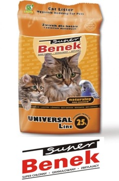 Наполнитель для кошачьего туалета Super Benek Universal Natural 25л.