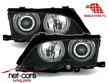 ЛАМПЫ ФАР BMW E46 СЕДАН -05 ANGEL EYES CCFL