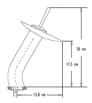 VELDMAN СТЕКЛЯННАЯ РАКОВИНА + HC7057 ЗОЛОТАЯ БАТАРЕЯ