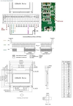 ART Nowe LCD 128x64-H SMALL - LED W/KK Blackline!