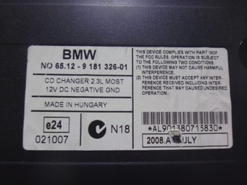 CD-ЧЕЙНДЖЕР BMW 1 E87 3 E90 9181326