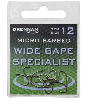 Специализированные крючки Drennan Wide Gape № 4 10 шт.