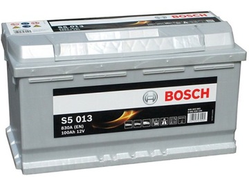 АККУМУЛЯТОР BOSCH SILVER S5 013 100Ач 830A P+