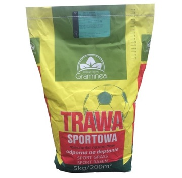 Trawa Sportowa Gazonowa Graminea 1KG Gęsta Nasion