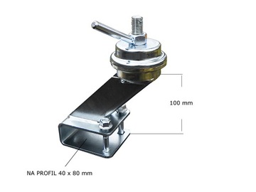 Uchwyt Koła Zapasowego Profil 4x8 Brenderup Thule