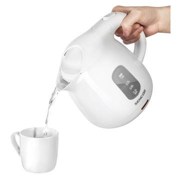 Электрический чайник Sencor SWK 1010WH, маленький, 1 литр