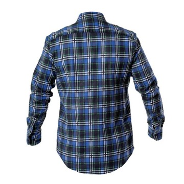 Рубашка синяя фланелевая, 120г/м2, 