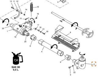 AMAZONE ТРАНСМИССИЯ ZA-M ZA-U ПРАВАЯ 917000 910440