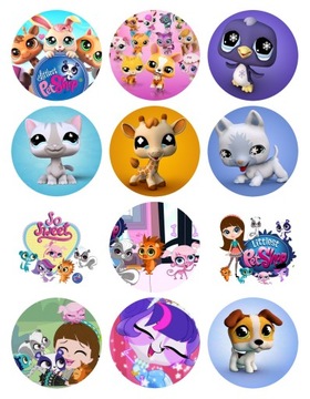 ВОЛНА ДЛЯ МАФФИНОВ Littlest Pet Shop Байка 12 шт.