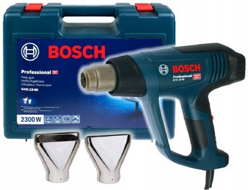 ТЕПЛОВАЯ ПИСТОЛЕТКА 2300ВТ GHG 23-66 BOSCH + 2 НАСАДКИ + КОРПУС