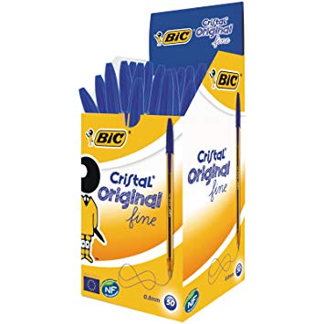 ОФИСНАЯ РУЧКА BIC CRISTAL ORIGINAL, СИНЯЯ