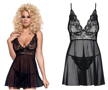 Кружевая ночь t -For + Obsessive Idillia babydoll S/M