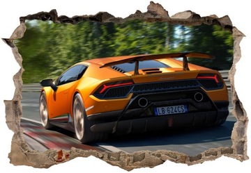 3D авто наклейки на стену Lamborghini 100x70