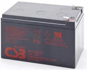 Новый оригинальный аккумулятор CSB 12Ah 12V для ИБП APC