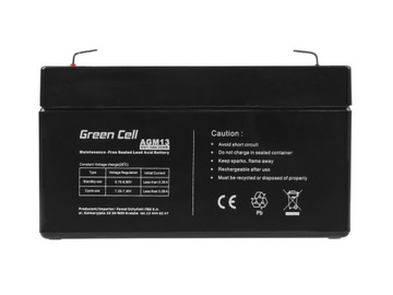 Аккумулятор GREEN CELL AGM13 1,3 Ач, 6 В