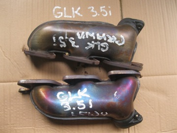 Коллектор выпускной mercedes glk 3,5i 2010r левый фото №1