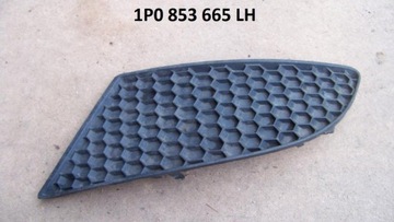 Seat leon 1p0 решётка решётка левая w бампер переднее фото №1