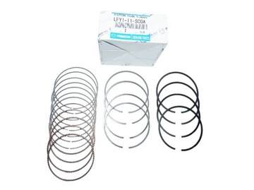 Кольца поршневые оригинал оригинальный номер mazda 3 5 6 2.0 бензин kpl , lfy1-11-sc0a фото №1