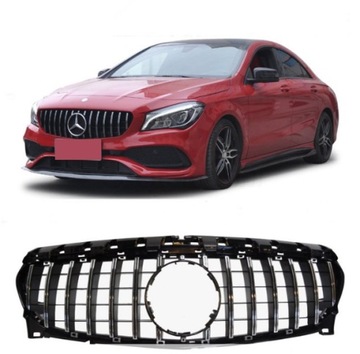 Решітка радіатора mercedes cla c117 13-19 gtr panamericana фото №1