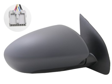 Зеркало ele/pod 7pin nissan qashqai j10 i 1 2007- фото №1