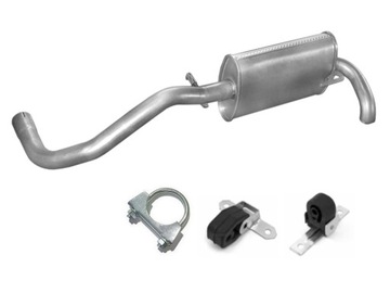 Seat arosa 1.4 1.7 d 1997-2004 глушитель конечный оригинальный номер 6x0253609c фото №1