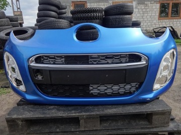 Бампер передний citroen c1 левая рестайлинг 12-14 европа, фото