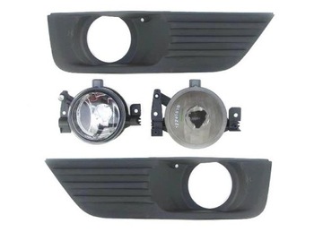 Fog lights+ grilles ford focus 2 2004-2008, фото