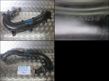 Патрубка патрубком інтеркулера ford kuga 2, 0tdci mk2 2015 рік, фото