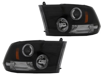 Рефлектор фара кольца led подсветка angel глазки dodge ram 08-, фото
