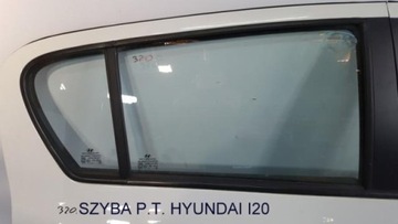Door glass great right rear hyundai i20, фото