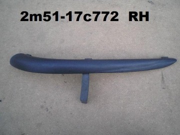 Ford focus 1 hatchback overlay bumper right rear, фото