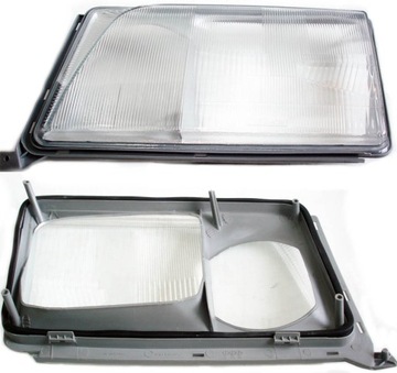 Mercedes w124 124 glass headlights glass new, фото