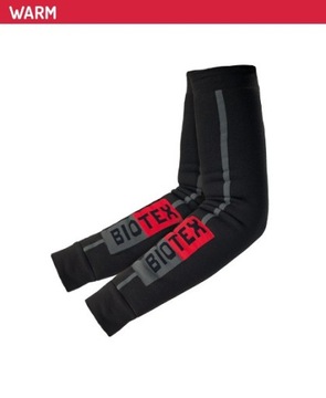 Biotex seamless warm sleeves bicycle black s, фото