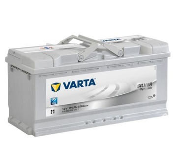 Аккумулятор varta серебро динамический 12v 110ah 920a, фото